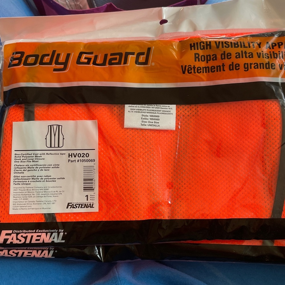 Fastenal High Visibility Safety Vest